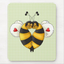 Bee In Love Mousepad