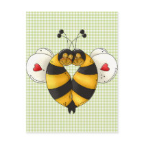 Bee In Love Post Cards