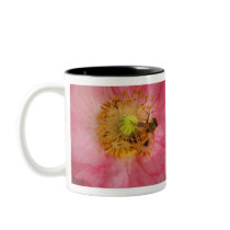 Bee in the Poppy Mugs
