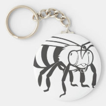 Bee Insect Keychain