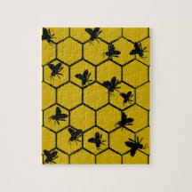 Bee Keeper Puzzle Game Honeycomb Design