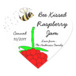Bee Kissed Raspberry Jam stickers