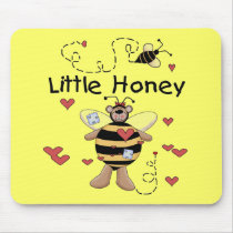 Bee Little Honey t-shirts and Gifts Mousepads