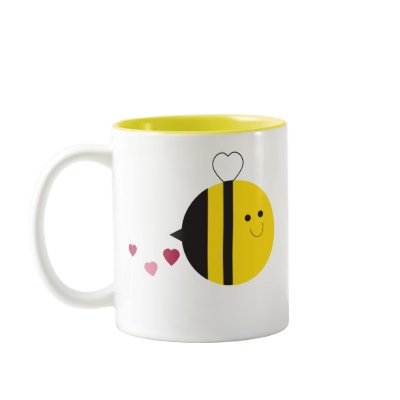 Bee Love Coffee Mug by sweettoothstudio