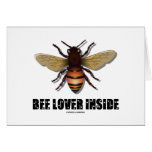 Bee Lover Inside Greeting Card