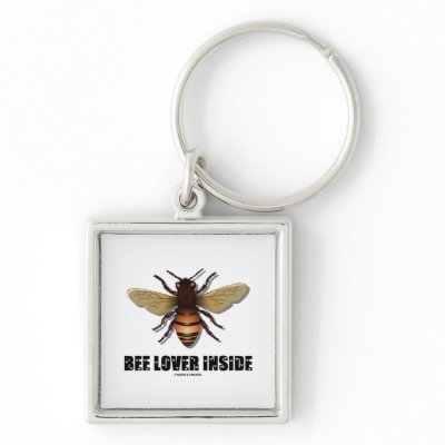 Bee Lover Inside Key Chain by wordsunwords