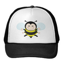 bee mesh hat