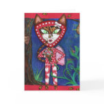 BEE MINE Kitty Valentine's Fine Art Note Card