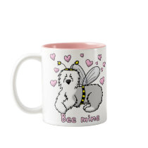 Bee Mine Old English Sheepdog Mugs