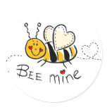 Bee mine stickers