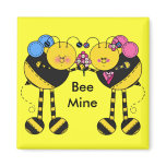 Bee Mine Valentine Magnets