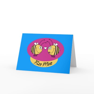 Bee Mine Valentines Card by valentinesgifts