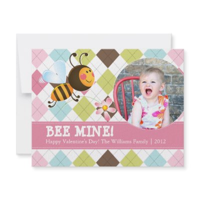 Bee Mine | Valentine's Day Personalized Announcements by fancybelle