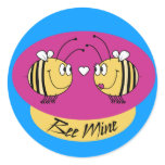 Bee Mine Valentines Stickers