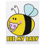 bee my baby cute baby bumble bee flyers