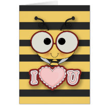 Bee My Love Greeting Cards