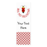 Bee My Valentine Bookmark