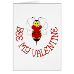 Bee My Valentine Greeting Card