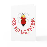 Bee My Valentine Greeting Card