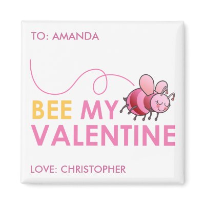 Bee My Valentine Magnets by koncepts