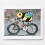Bee on a Bike in a Race