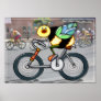 Bee on a Bike in a Race