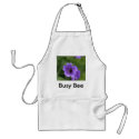 Bee on Geranium aprons