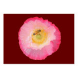 Bee on Poppy ~ ATC business cards