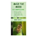 Bee on White Flower Business Advert Rack Cards rack cards