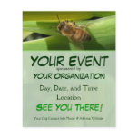 Bee on White Flower Event Flyer