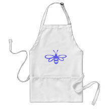 Bee [orchid] apron