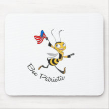 Bee Patriotic Mousepads