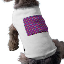 Bee pattern on dark purple