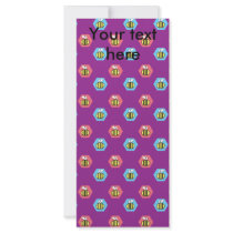Bee pattern on dark purple