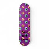 Bee pattern on dark purple