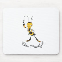 Bee Peaceful Mousepad