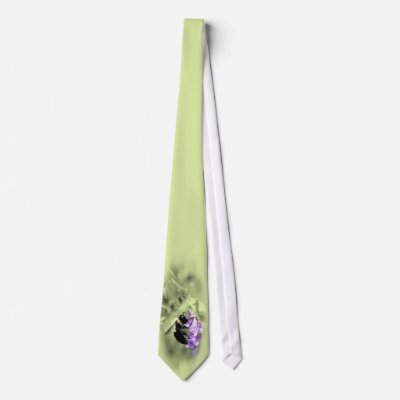 Bee Purple Ties by JustTies