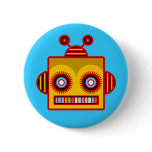 Bee Robot Fun Button