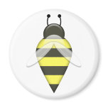 Bee Series 1 Round Magnet