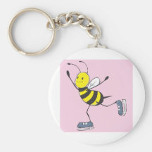 Bee Shirt | Custom Bee Ice Skating Shirt Keychains