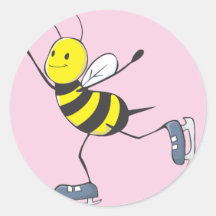 Bee Shirt | Custom Bee Ice Skating Shirt Stickers