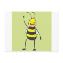 Bee Shirt | Custom Bee Saying Hello Hi postcards