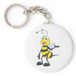 Bee Stickers : Bee Presenting with Hand Up