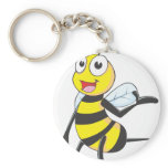 Bee Stickers : Bee Presenting with Hand Up