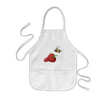 Bee Strawberry Aprons