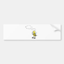 Bee Thinking Bumper Stickers