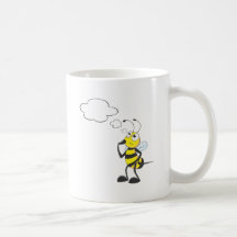 Bee Thinking Coffee Mugs