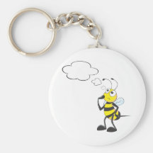 Bee Thinking Keychains