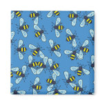 Bee Wallpaper Refrigerator Magnet