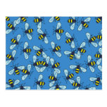 Bee Wallpaper Post Card